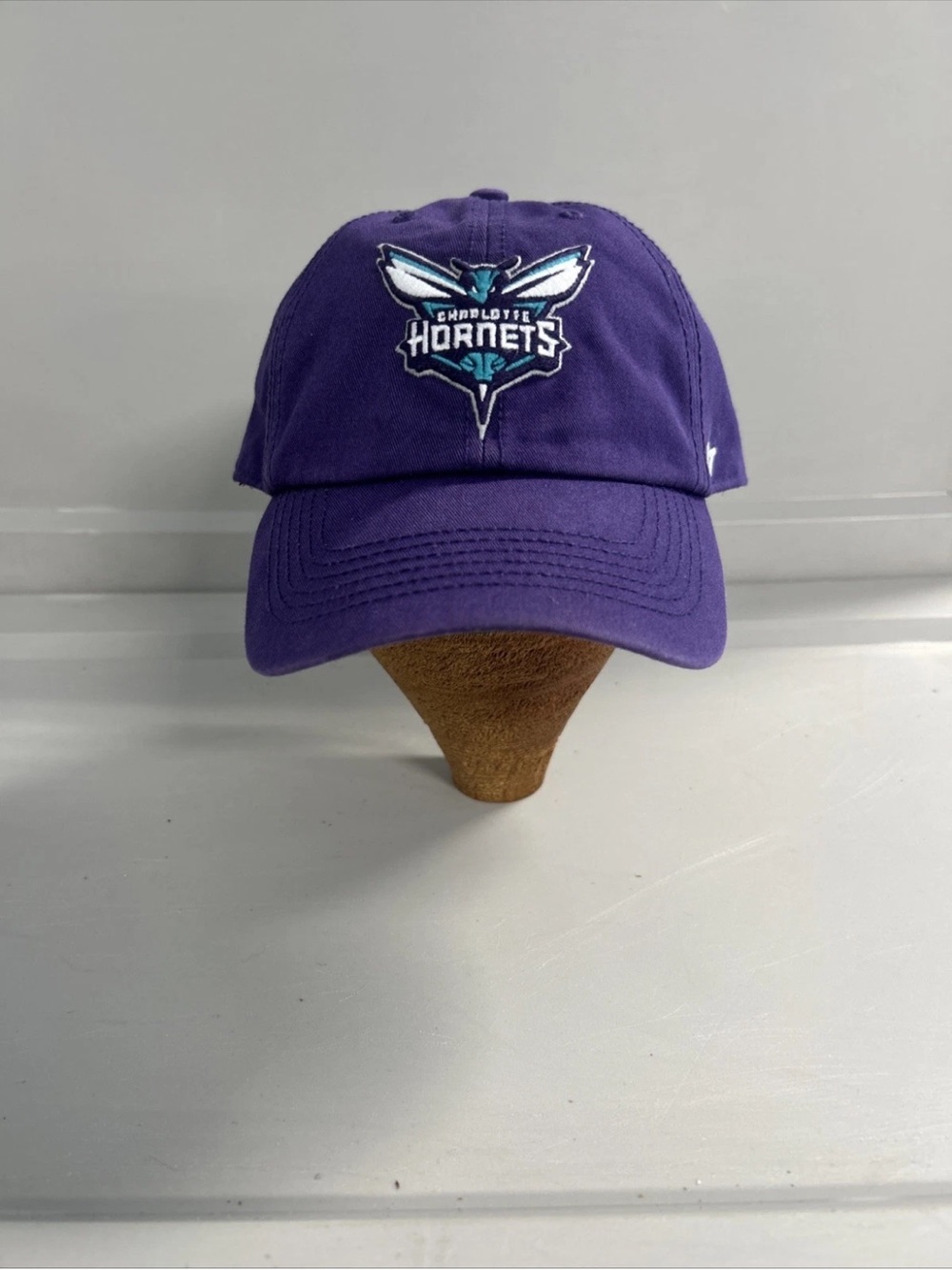 Charlotte Hornets ‘47 Brand Franchise Series Fitted Large Purple Hat Cap NBA